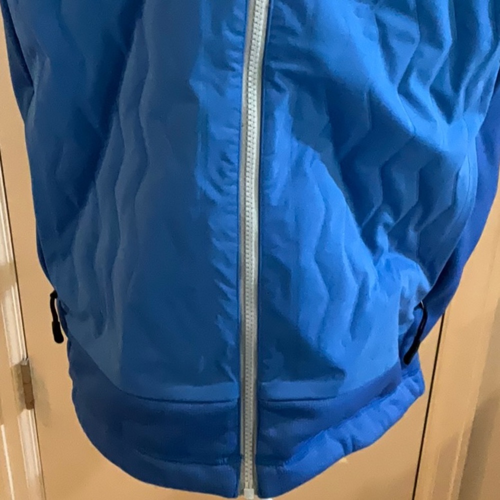 Men's Blue Nudown Inflatable Softshell Vest - Picture 3 of 10